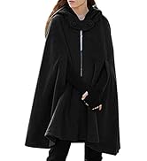 Amazon.com: futurino Women Gothic Hooded Open Front Poncho